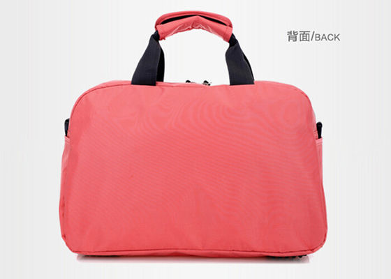 Small Super water repellant coating nylon sports duffle bags for women orange color