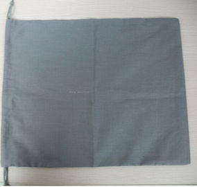 bolsos de lazo grises del bolso del viaje de los artículos de tocador 100%Cotton el 15.5cm*23cm