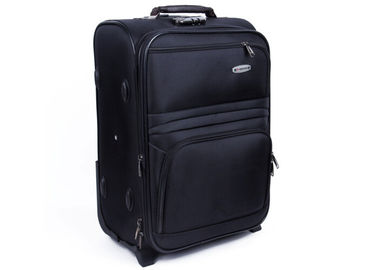 La caja/el peso ligero de la carretilla de EVA de la moda rodó el equipaje sistema de la maleta del negro de 3 pedazos